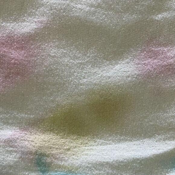 Spongebob Tie Dye Nickelodeon Fleece Sweatshirt womens size L Sponge Bob - Picture 4 of 5